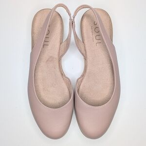 Soul Naturalizer Idea D'orsay Shoes Nude Tan Blush Sling Back Size 9